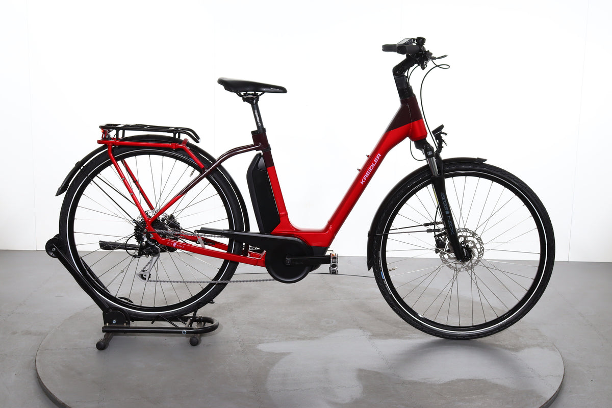 kreidler e bike damen rot Electric Vitality Eco 2 Sport refurbished hide-bis-button HMF Aufbewahrungskorb passend für Titel:Standardtitel