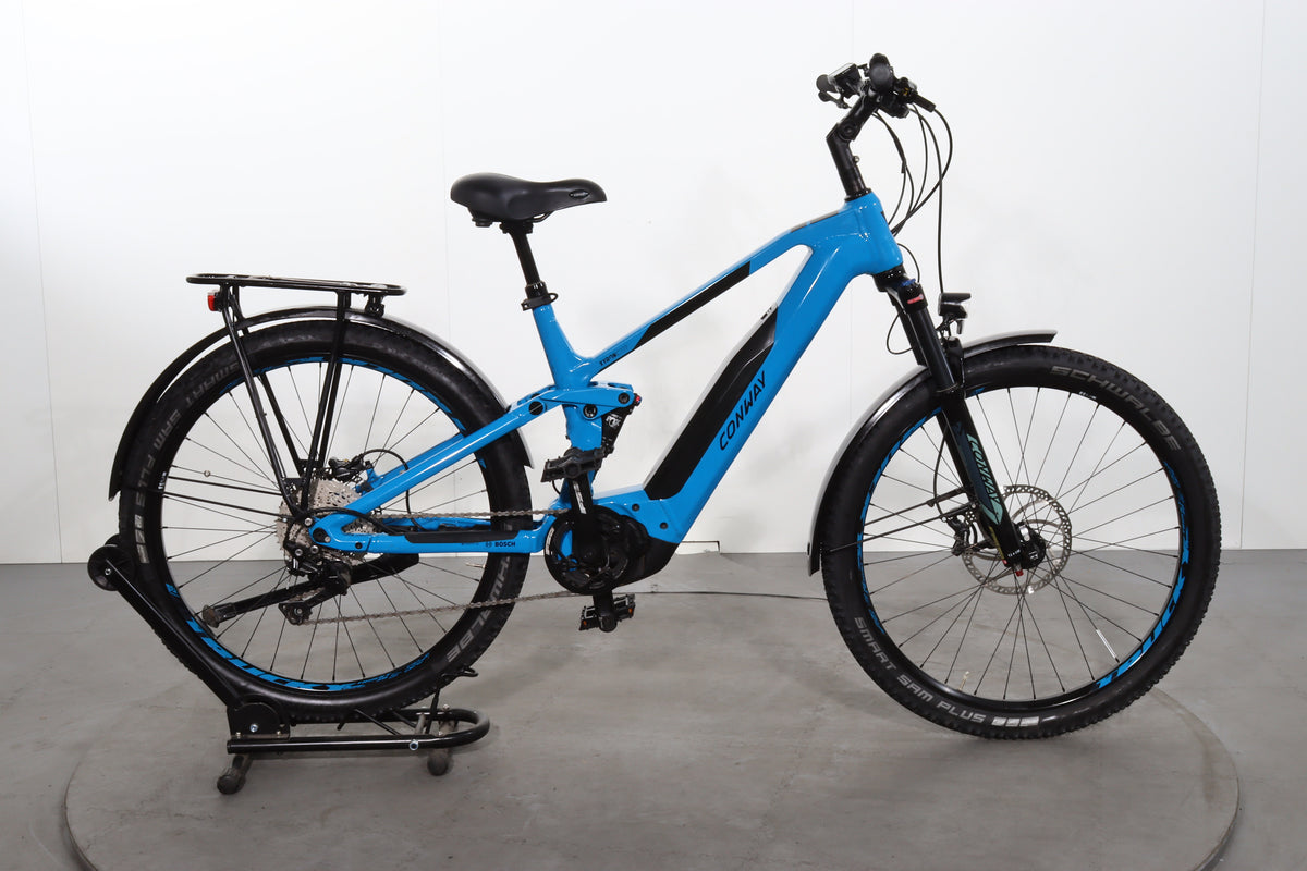 conway e-bike fully 2023 test Electric bike Conway Xyron C 227 FS refurbished