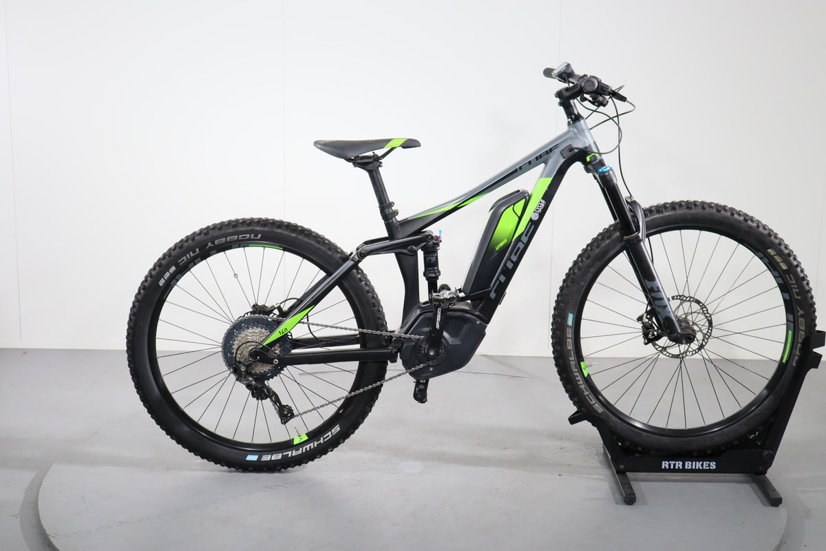 cube e bike race 500 Electric Stereo Hybrid HPA refurbished Modernes Design Lezyne Hecto STVZO 230+ Farbe:Harbor Cloud