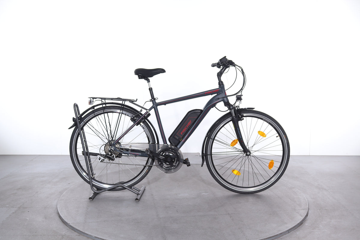 fischer e bike trekking 1806 ETH electric refurbished Farbe:teamline Kinder Fahrradsitz, Britax RömerJockey stock_Hamilton