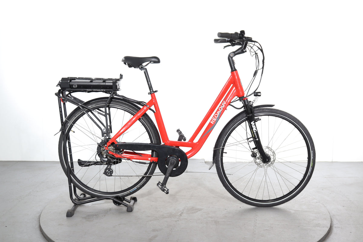 Vélo Ville électrique Neomouv Sinapia Hydraulique 28" Rouge - Pour Femme
