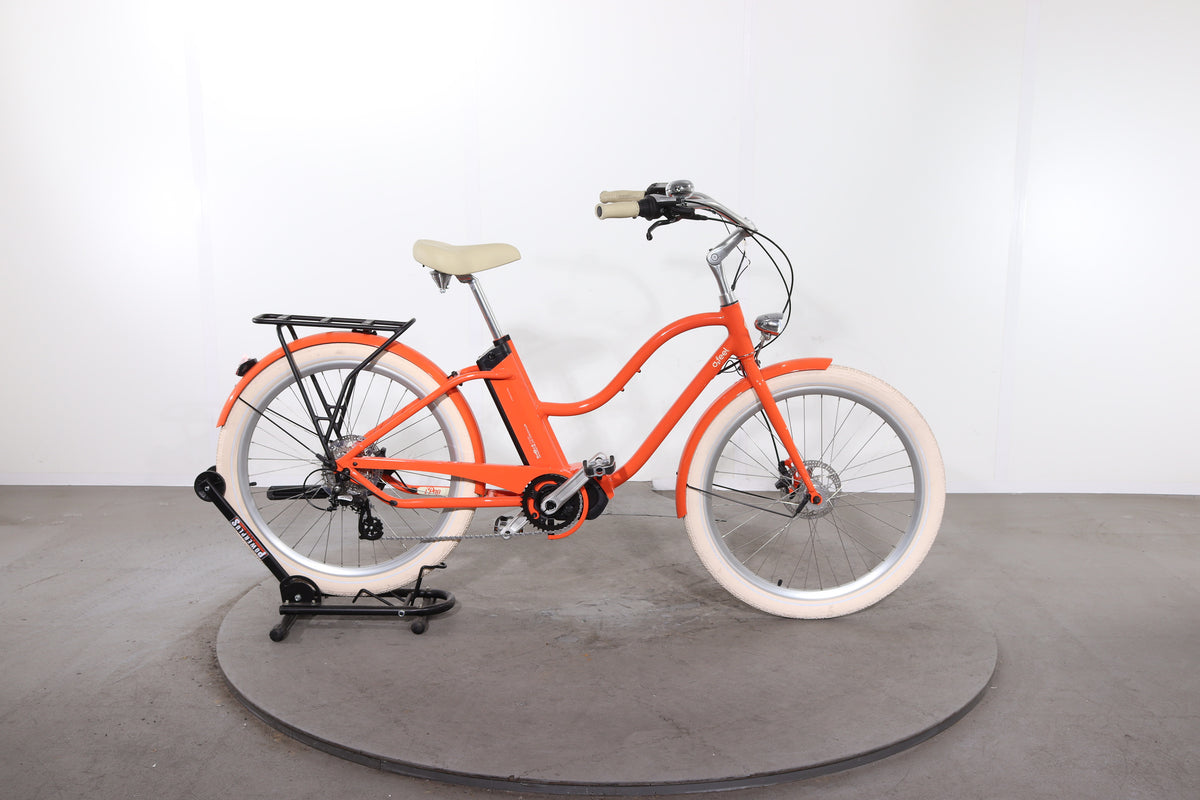 e bike damen orange O2feel iPop City Boost 2026 refurbished Electric Bike refurbished