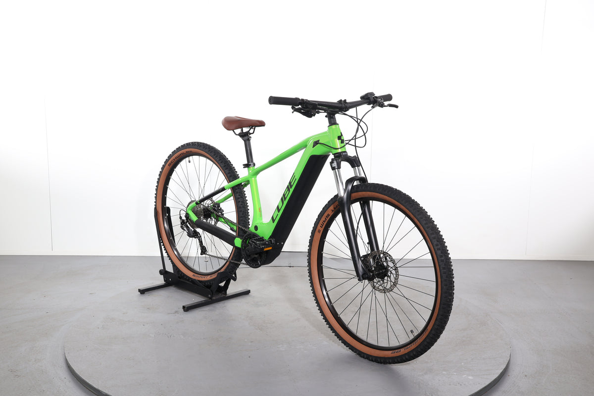 cube e bike green orange Electric bike Cube Reaction Hybrid Performance 500 2022 refurbished