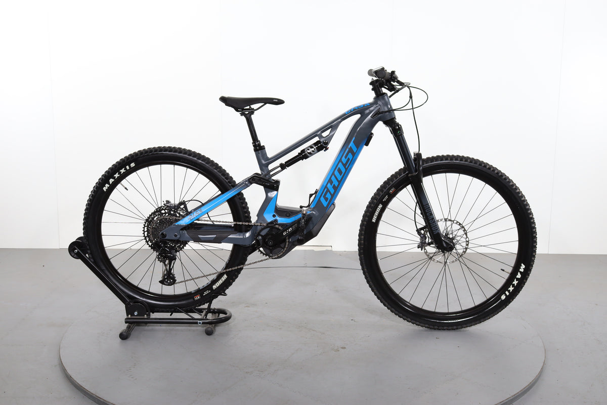 fully e bike ghost E-ASX 160 Essential electric refurbished COLOR:Gloss Sky Blue / Lagoon Blue Farbe und Farbreste richtig __label2:Sale