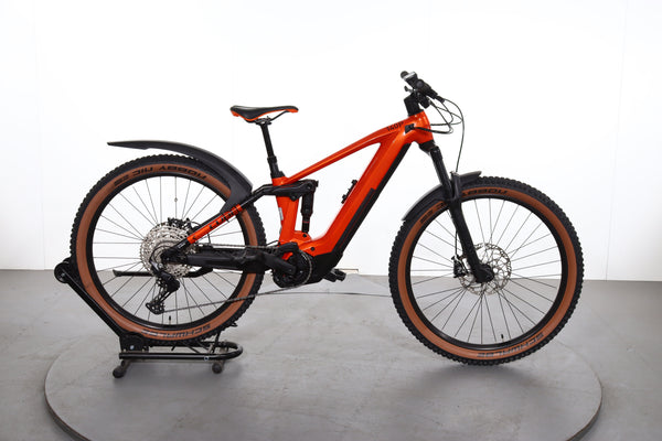 cube e bike fully orange Cube Stereo Hybrid 140 HPC Pro Electric Bike refurbished