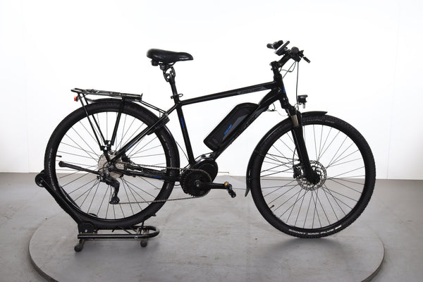 trekking e-bike viator etd 1861 Fischer ETH electric bike refurbished Trikot:XS cycling glasses CUBE Access 240 white'n'red'n'coral