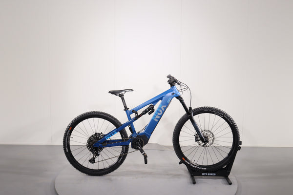 nox e fully Cycles Hybrid All Mountain 5.9 Expert E-Bike 2022 electric bike refurbished Mais - Aufbewahrung und Markt Farbe:Brombeer-Weiß