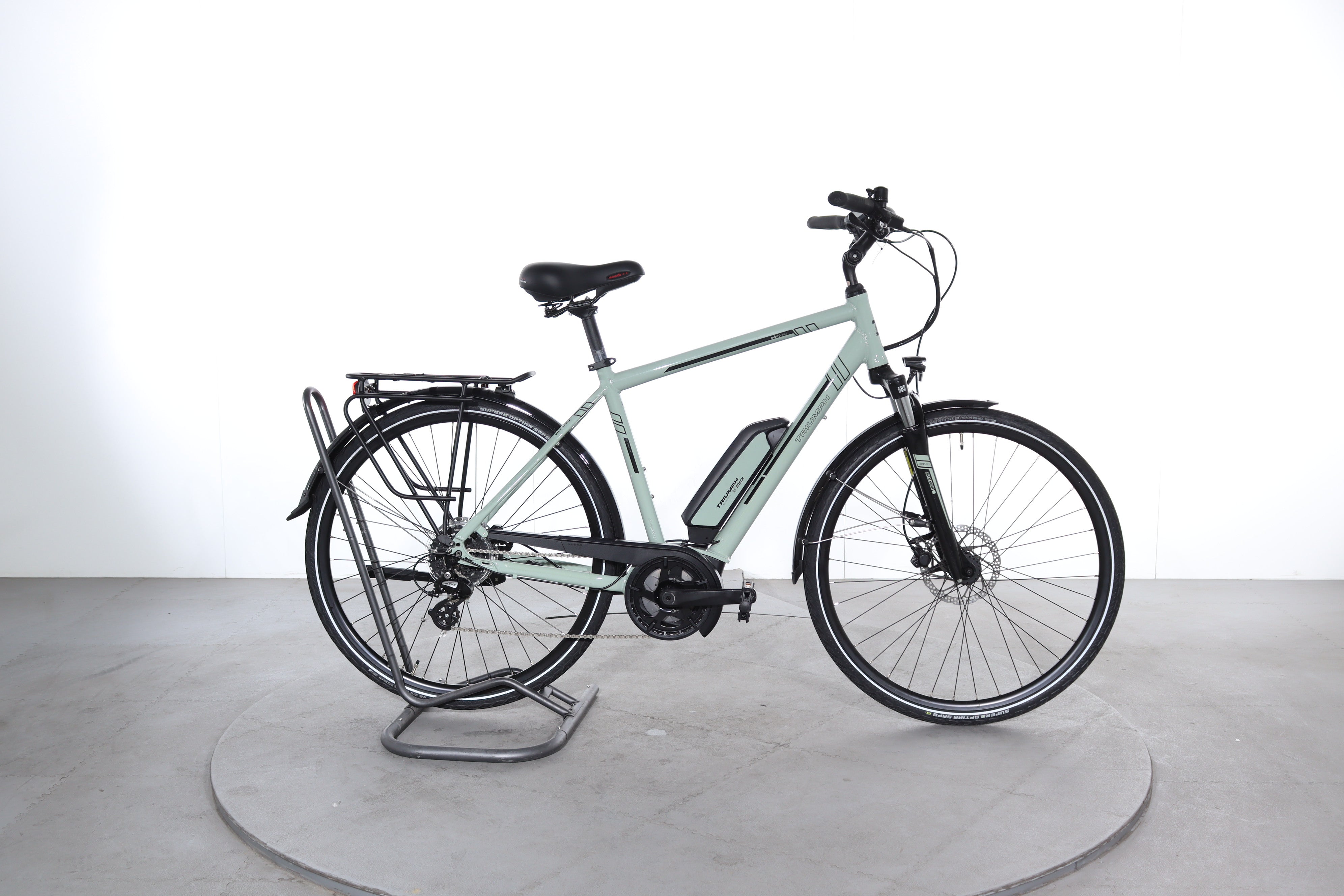 triumph e-bird e-trekkingrad 300wh Ultra electric bike refurbished Motorrad Hand Guards pulverbeschichten Wampler Plextortion Distortion Pedal Schuhgröße:12
