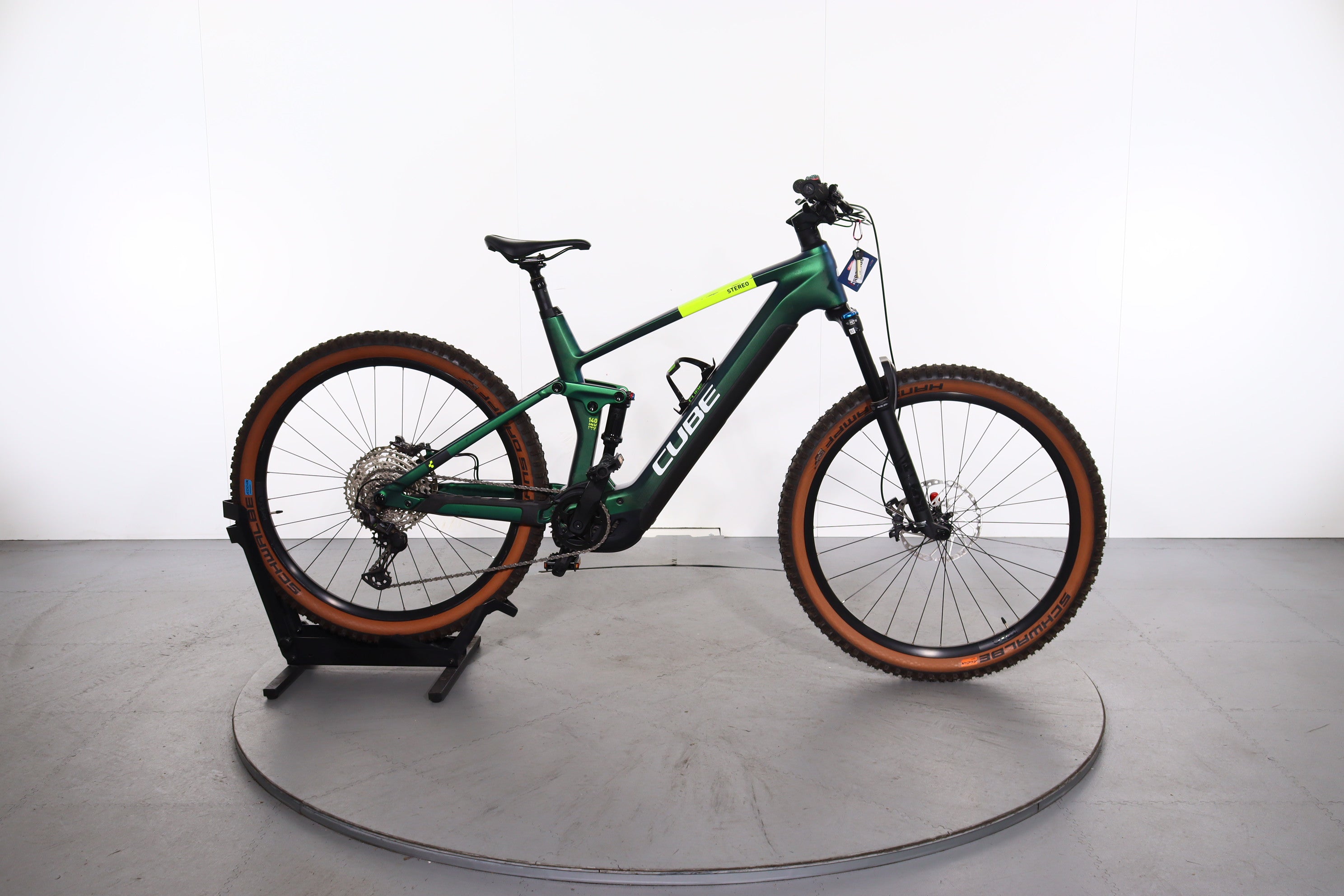 VTT Electrique CUBE Stereo Hybrid 140 HPC Pro 750 29'' Gris/Vert 2024