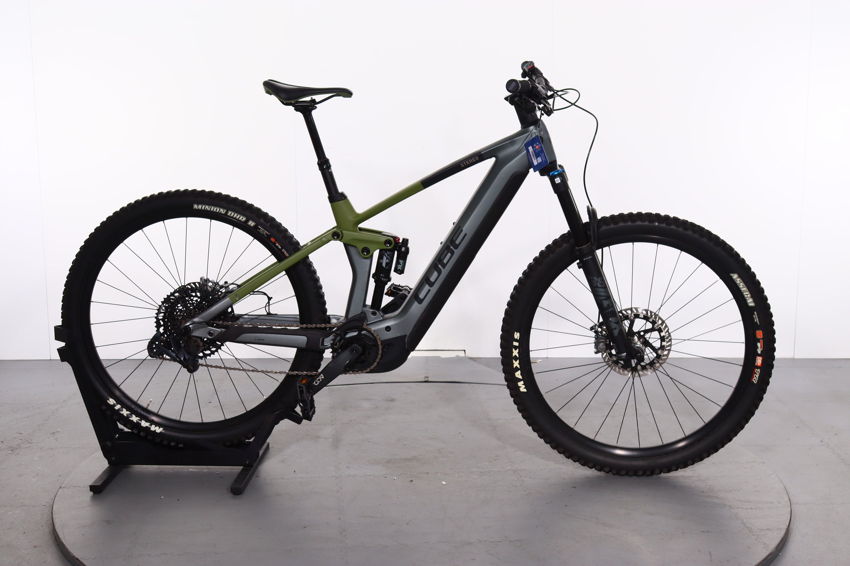 cube stereo hybrid 140 olive Electric bike Cube Stereo Hybrid 140 HPC TM 2023 refurbished