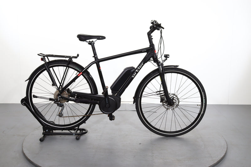 ortler urban bike Electric Bozen Performance refurbished Tragbares Diebstahlschutz-PVC-Fahrradschloss sport performance Colore:MATRIX Matt Black Yellow Mirror
