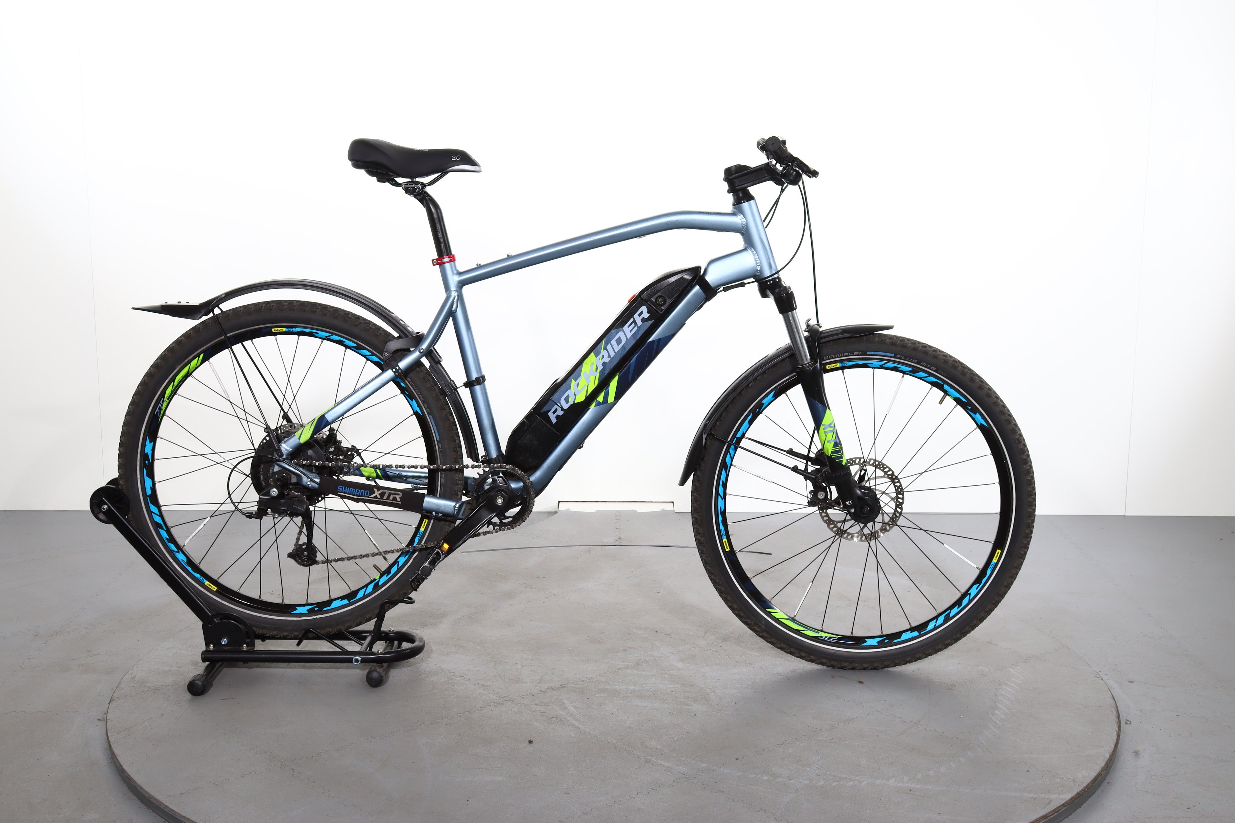 rockrider e-mountainbike e-st 100 27 5 zoll blau Rockrider E-ST 100 electric bike refurbished